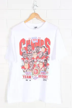 1989 Vintage Super Bowl San Francisco 49ers T-Shirt (L)