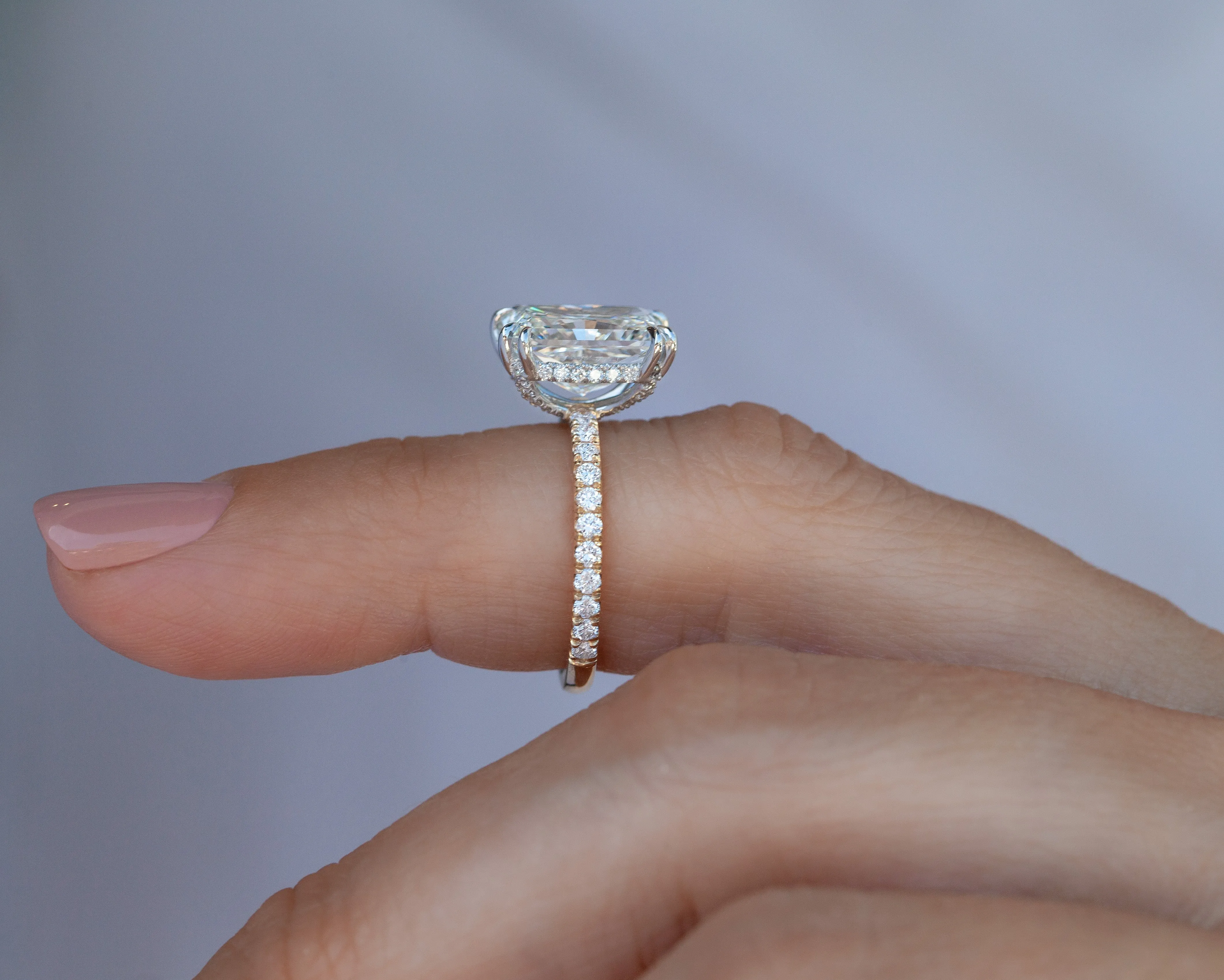 3.57-Carat Radiant Diamond Ring