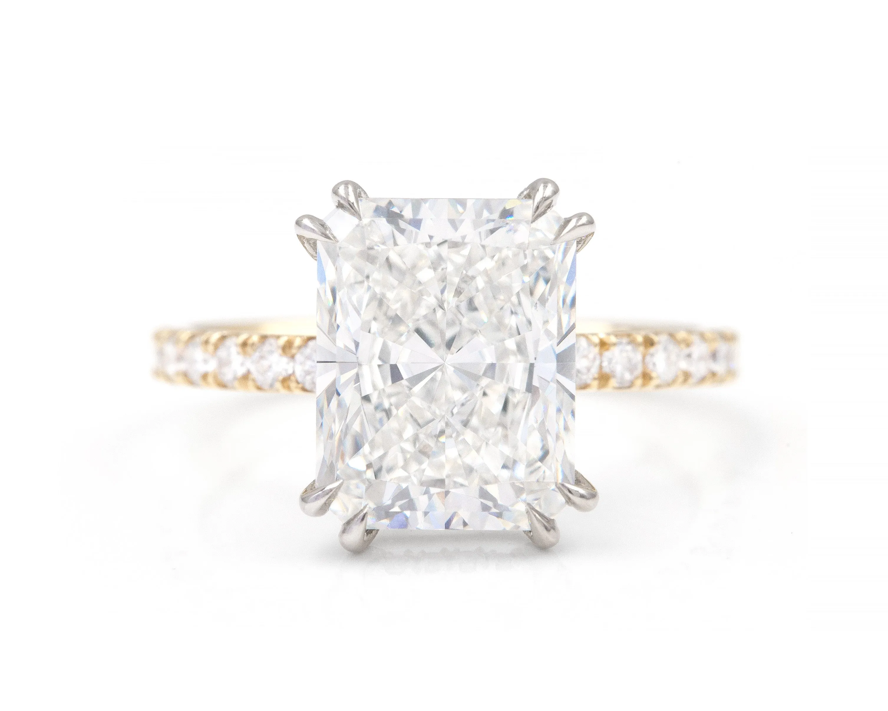 3.57-Carat Radiant Diamond Ring