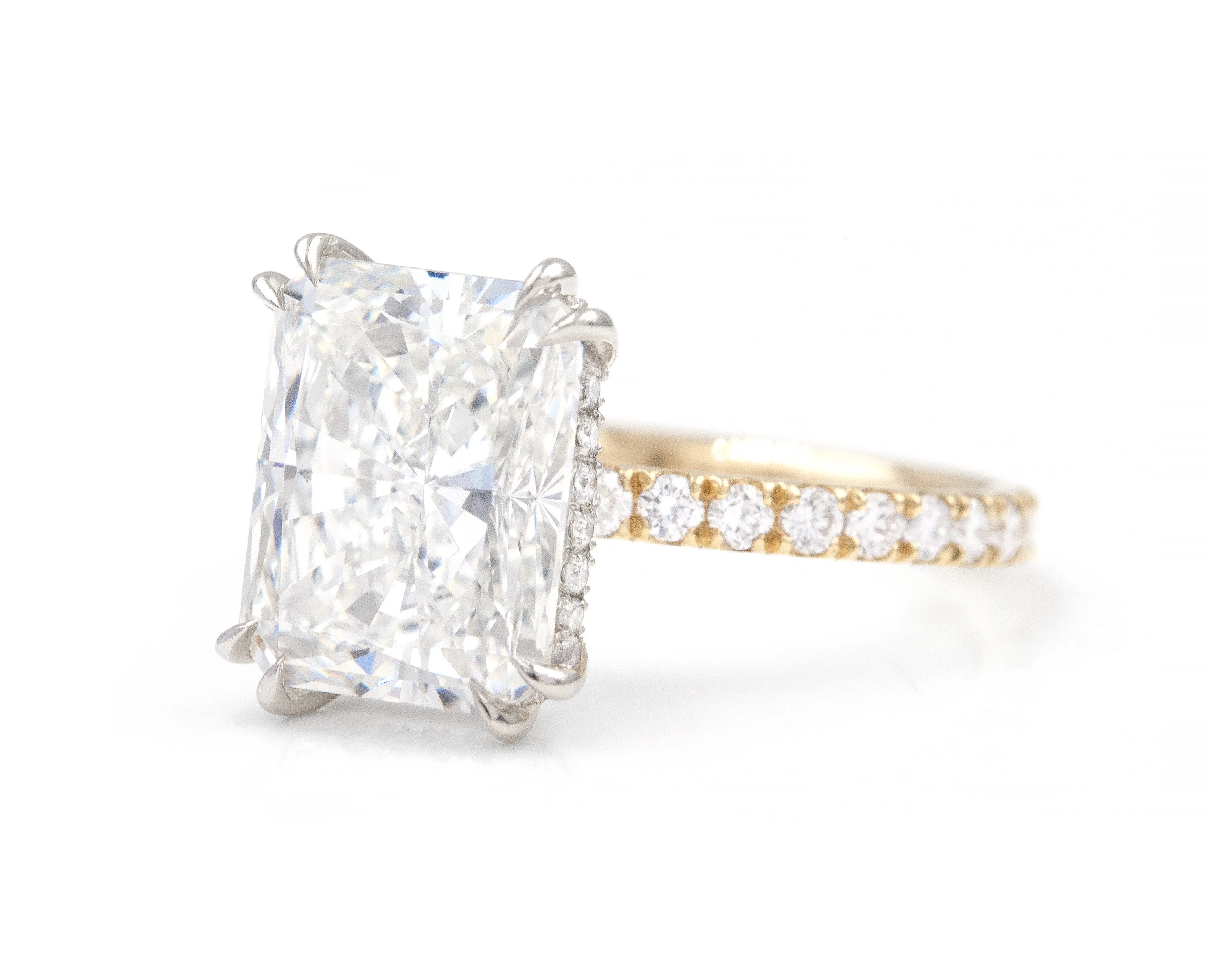 3.57-Carat Radiant Diamond Ring