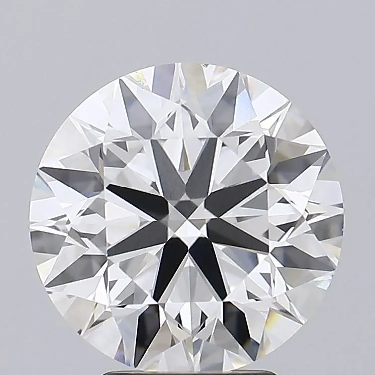 4.28-Carat Round Shape Lab Grown Diamond