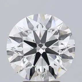 4.28-Carat Round Shape Lab Grown Diamond