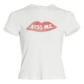 90s Baby Tee Kiss Me