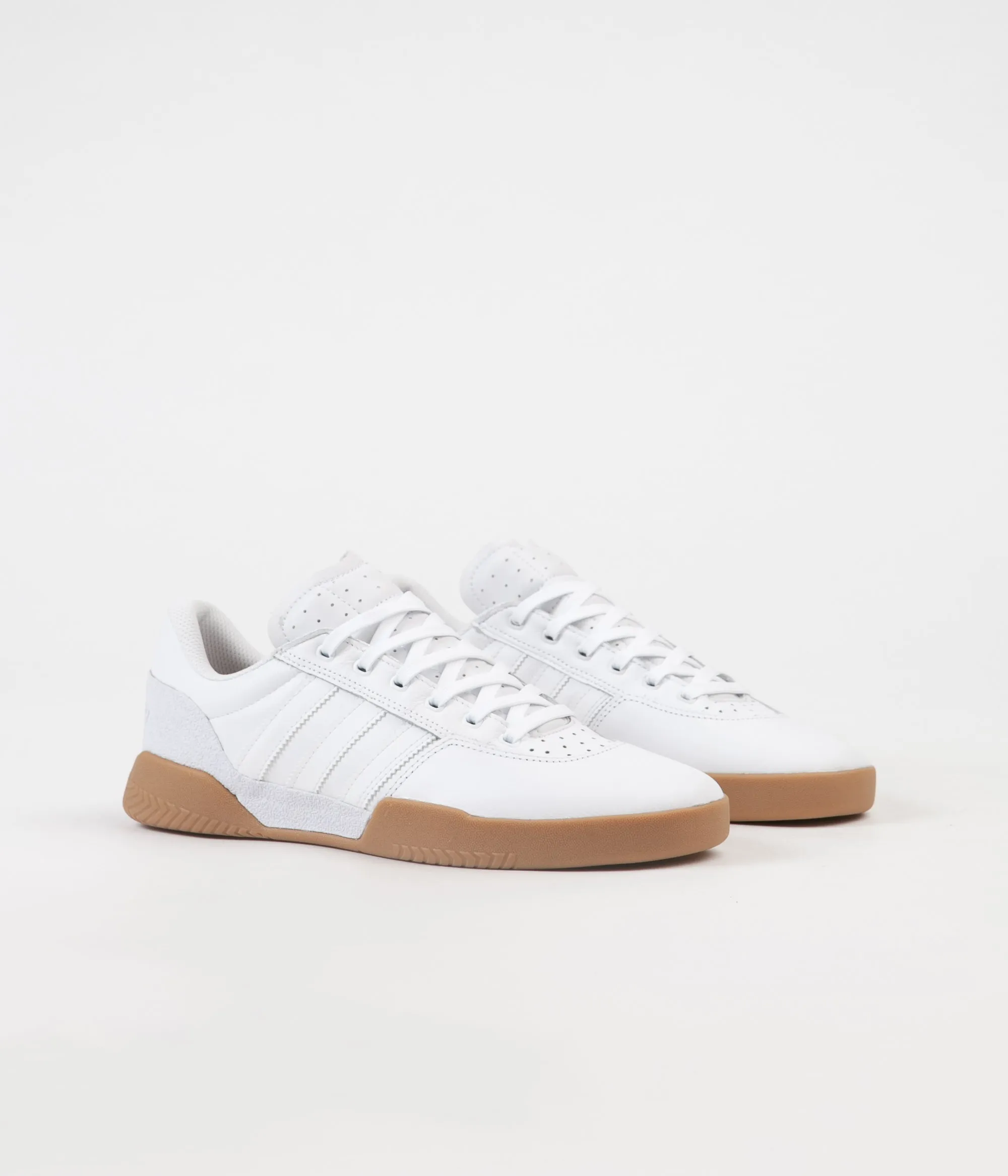 Adidas City Cup Shoes - FTW White / FTW White / Gum4