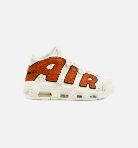 Air More Uptempo Womens Basketball Shoe - Beige/Orange