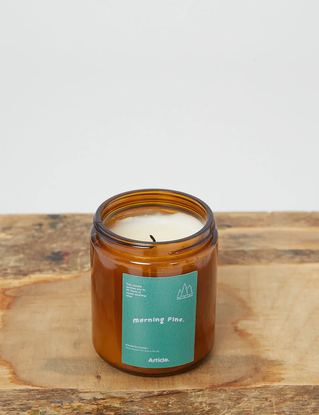 Article. Hand Poured UK Soy Candle - Morning Pine