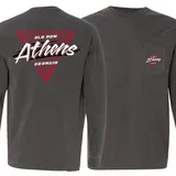 Athens, GA Retro Triangle 2.0 Long Sleeve Pocket Tee