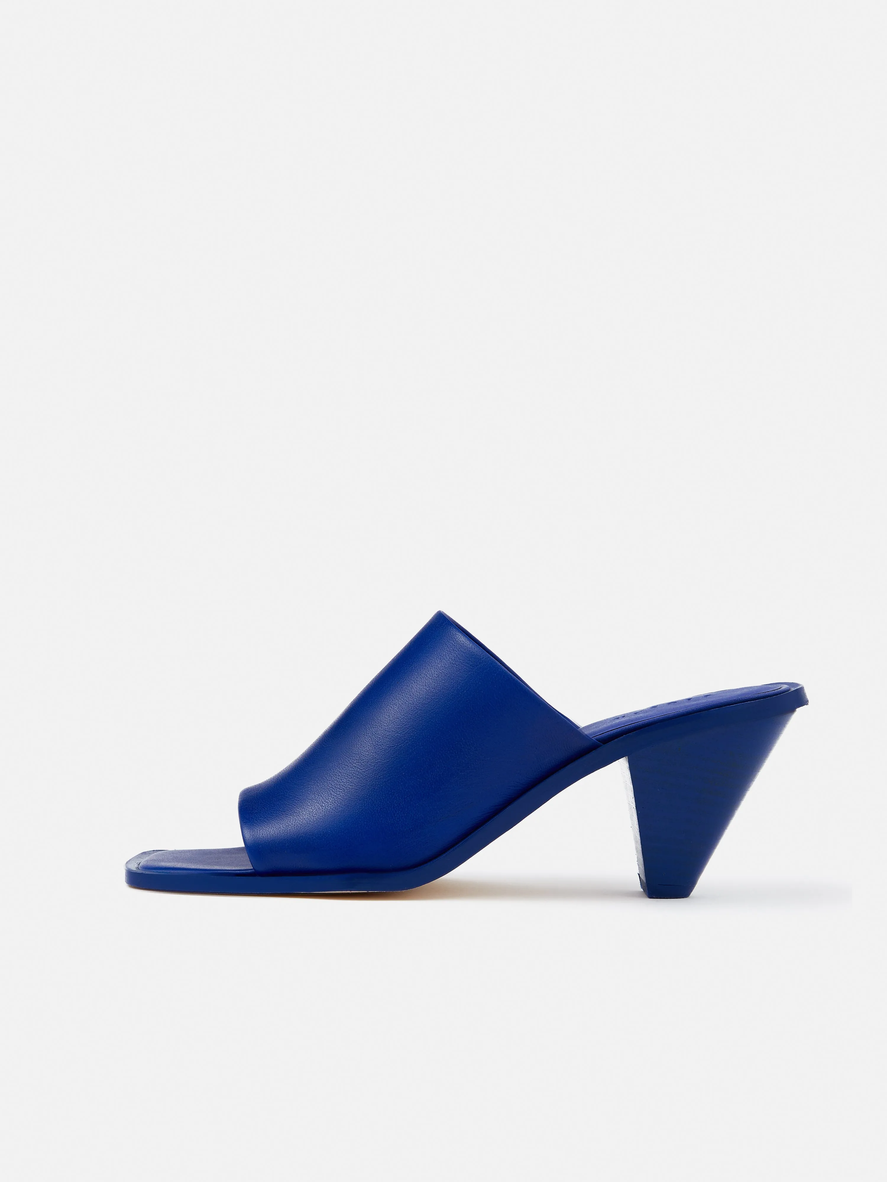 Babel Leather Mule | Blue