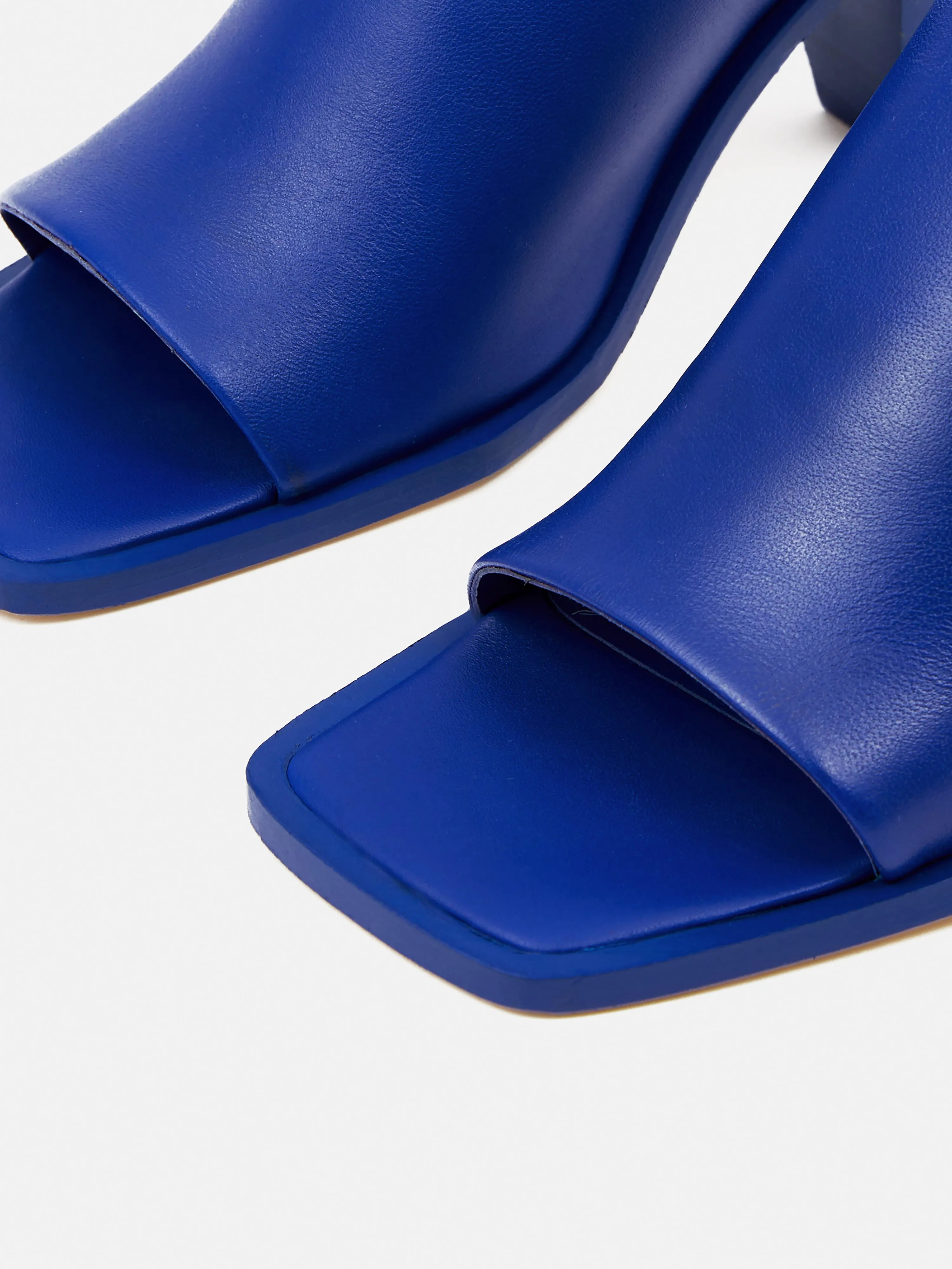 Babel Leather Mule | Blue