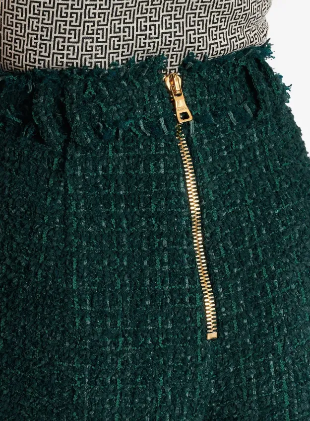 Balmain tweed shorts with buttons