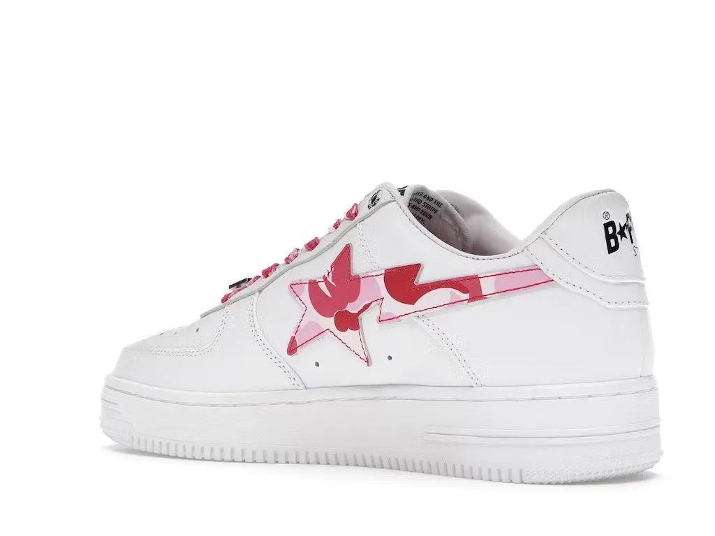 BAPESTA White ABC Camo Pink 2021