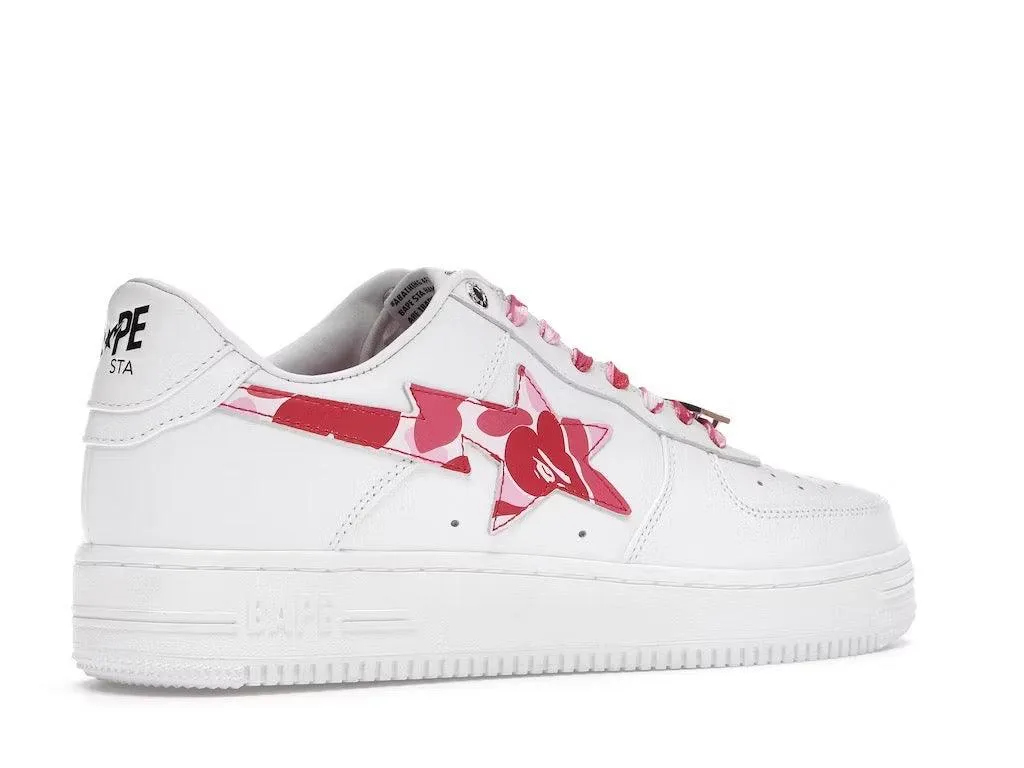 BAPESTA White ABC Camo Pink 2021