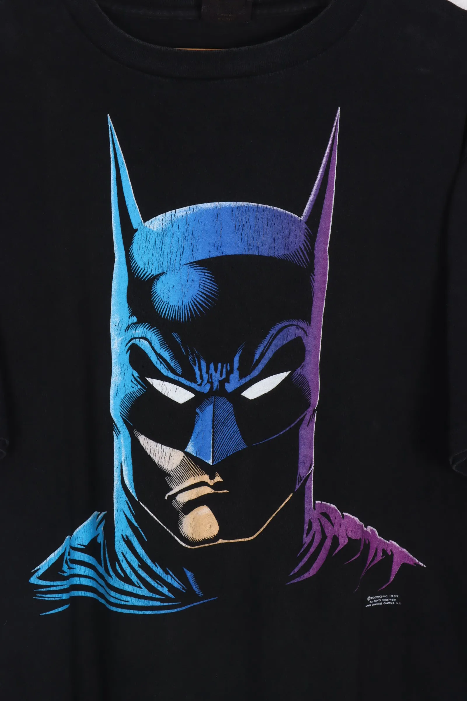 Batman DC Comics Colourful Headshot USA Made Tee (XL)