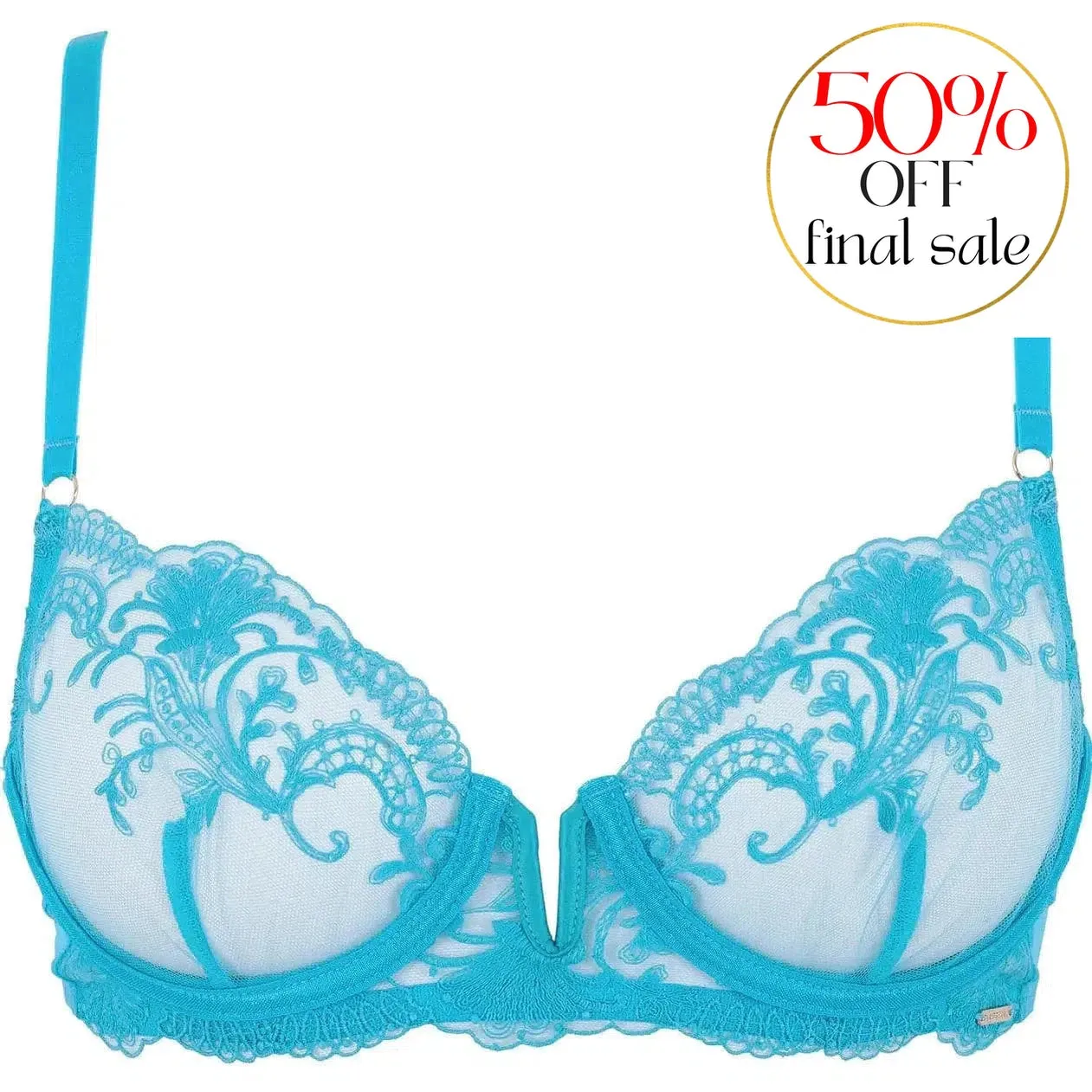 Bluebella Marseille Bra in Peacock Blue 41568