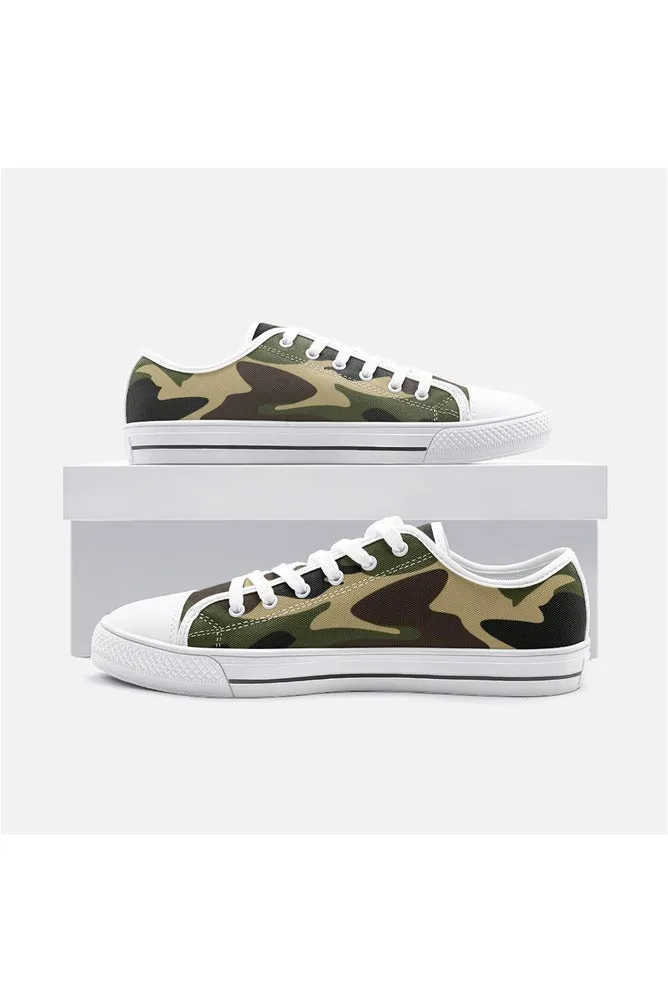 Camouflage Unisex Low Top Canvas Shoes