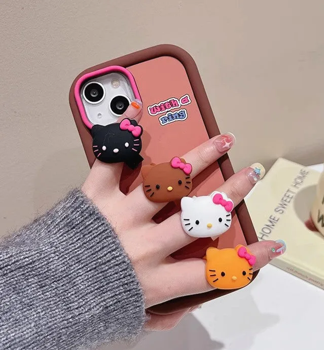 Cartoon Kitty Phone Case for iPhone 11/12/12pro/12pro max/13/13pro/13pro max/14/14pro/14pro max/15/15pro/15pro max PN6429