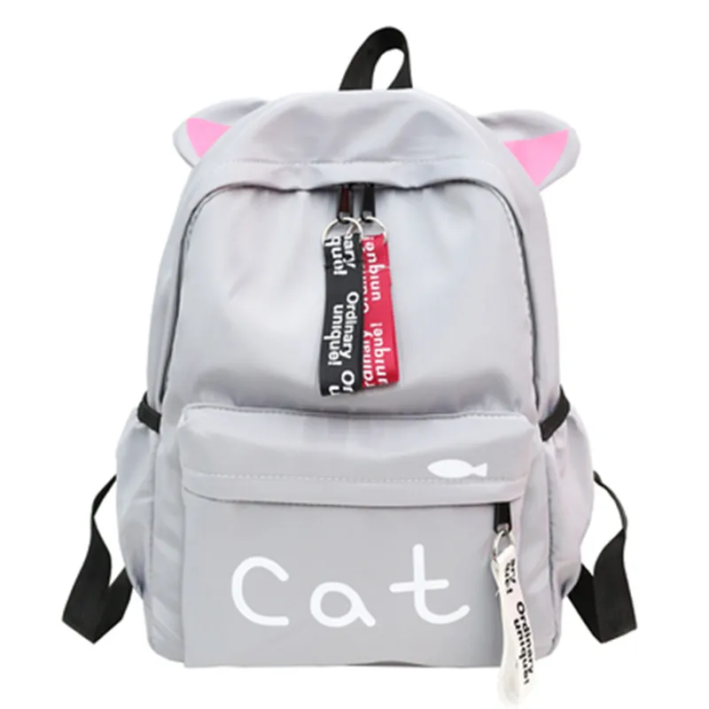 Cat Ear Canvas Backpack AD11784