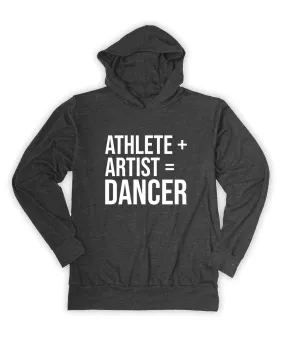 Charcoal Athlete   artist = dancer Kids Hoodie