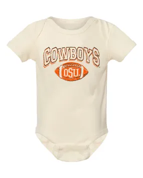 Children's OSU Wonka Football Off White Onesie