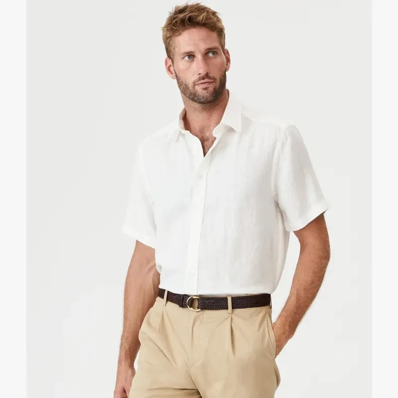 Connells Point Linen Shirt - Off White