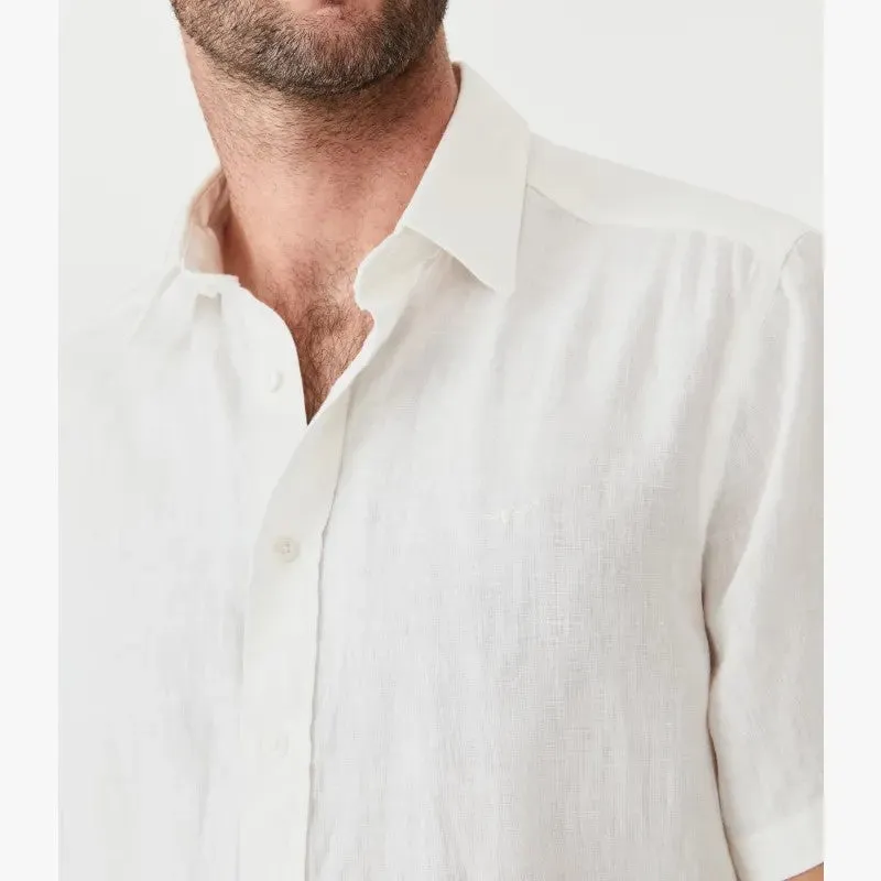 Connells Point Linen Shirt - Off White