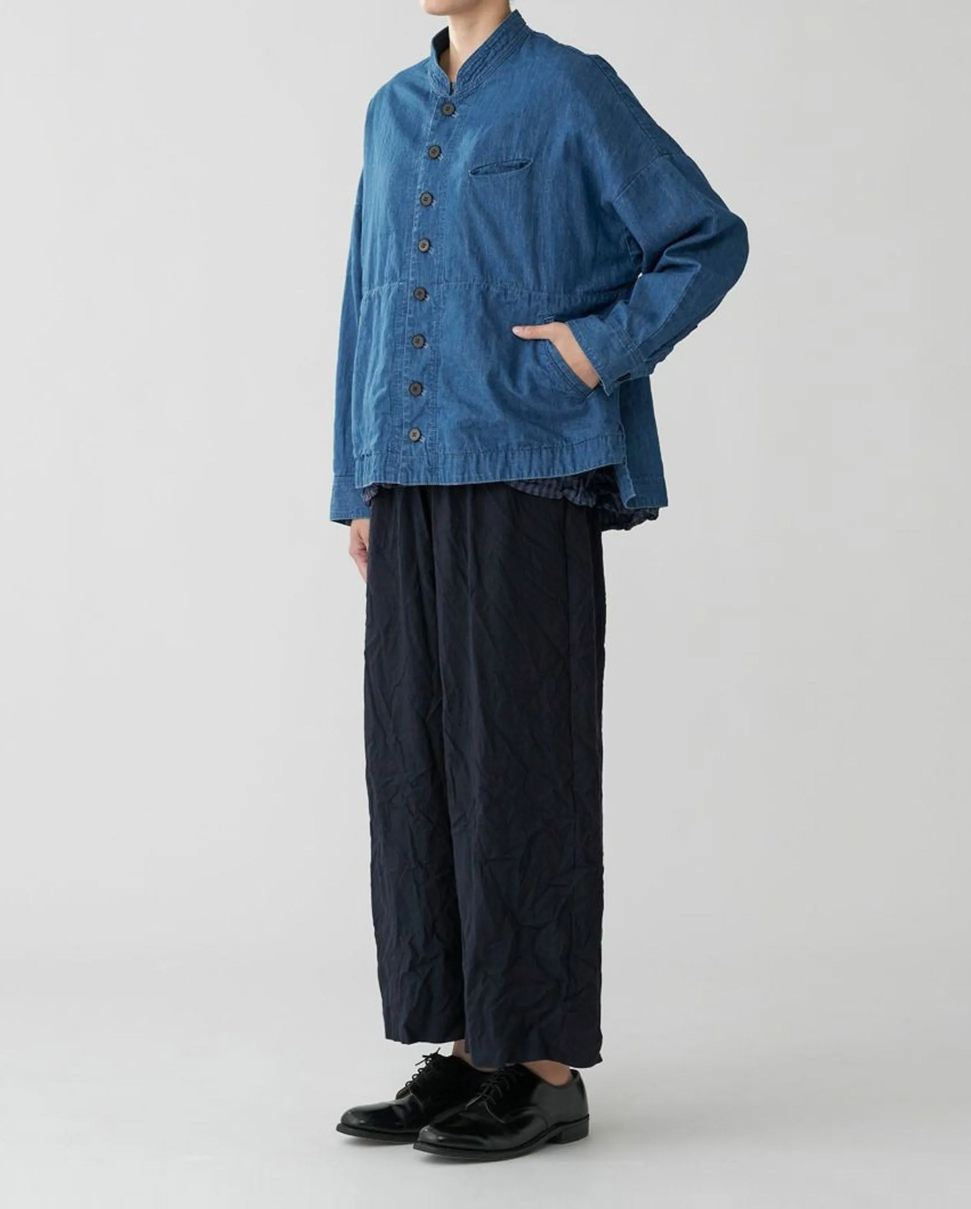 COVERALL DENIM JACKET / BLUE