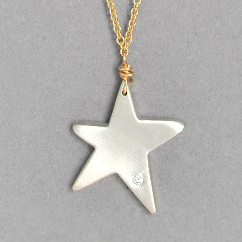 Diamond Star Necklace  (N1273MGd)