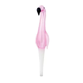 Flamingo Glass Nectar Collector Pink