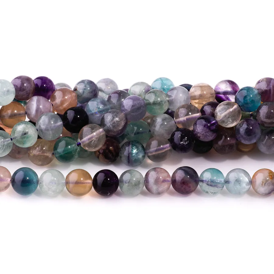 Fluorite 10mm Round - 15-16 Inch