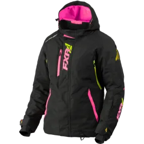 FXR Vertical Pro Womens Jacket Black/ElecPink/HiVis