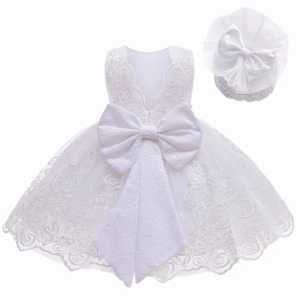 Girls Infant Lace Princess Dress