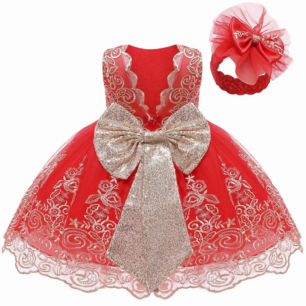 Girls Infant Lace Princess Dress