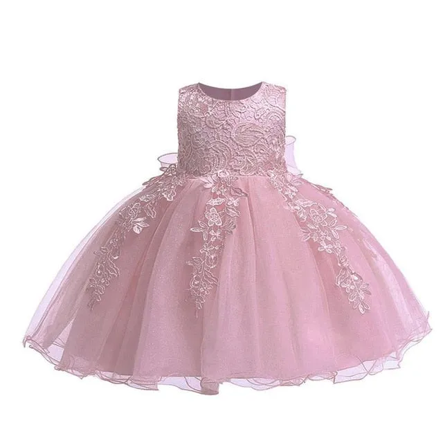 Girls Infant Lace Princess Dress