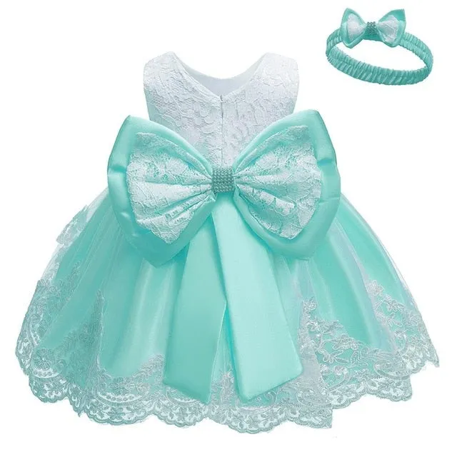 Girls Infant Lace Princess Dress