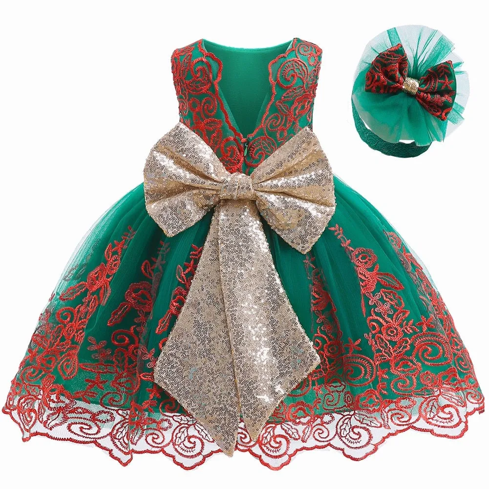 Girls Infant Lace Princess Dress