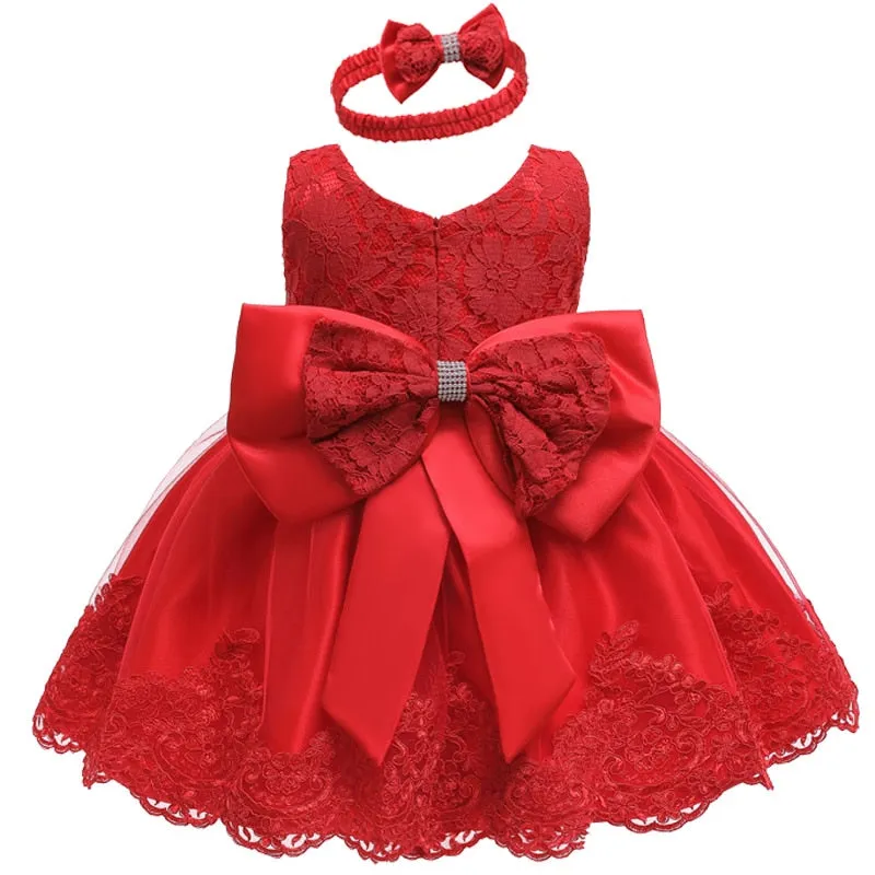 Girls Infant Lace Princess Dress