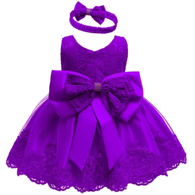 Girls Infant Lace Princess Dress