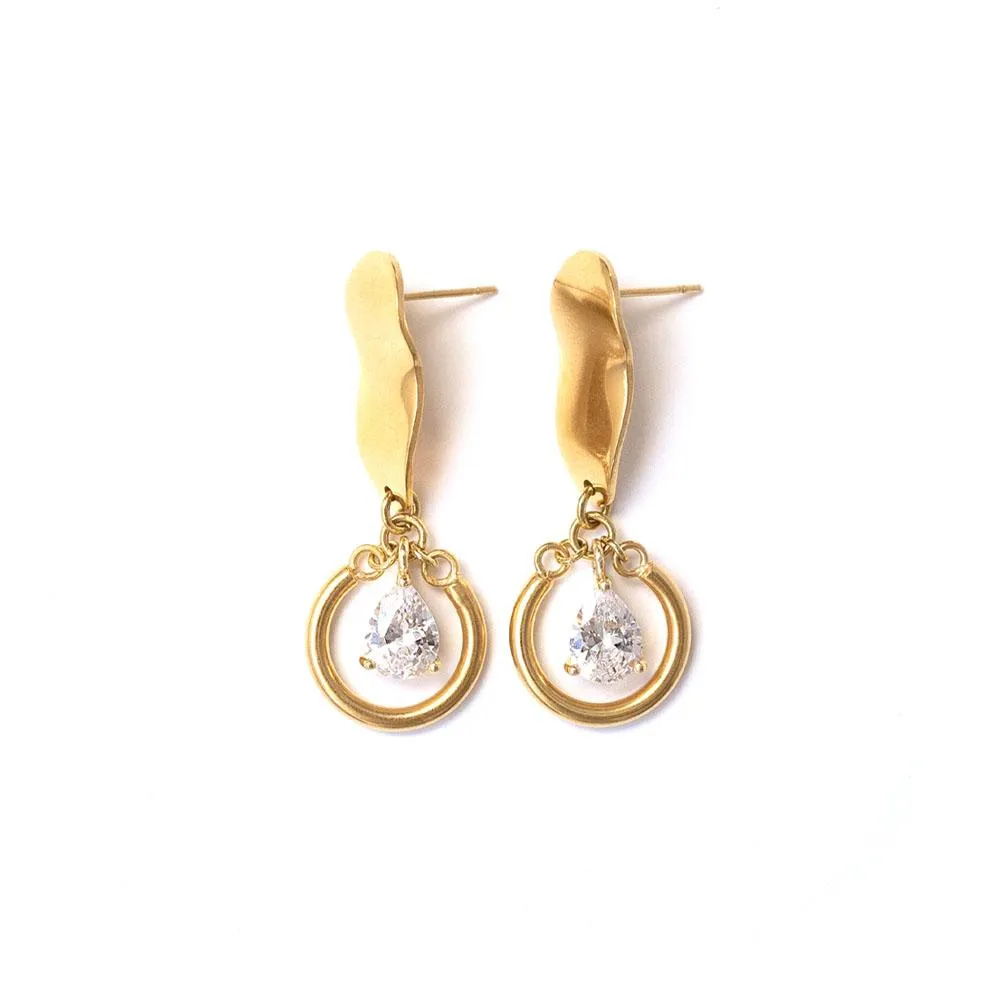 Gold Plated Calypso Earrings