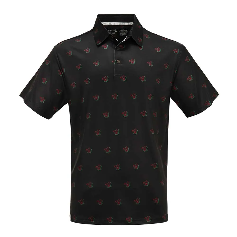 Grateful Dead | Performance Polo | Roses Black