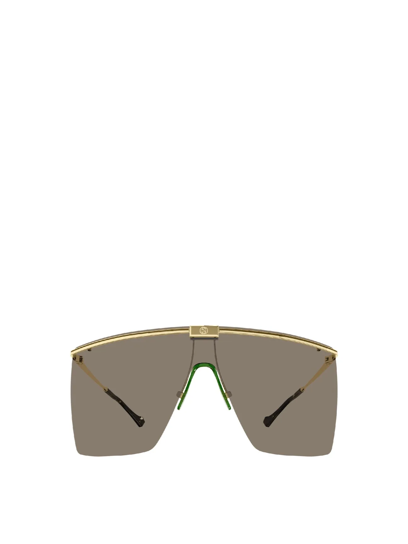 Gucci Eyewear Shield Sunglasses (metal frame)