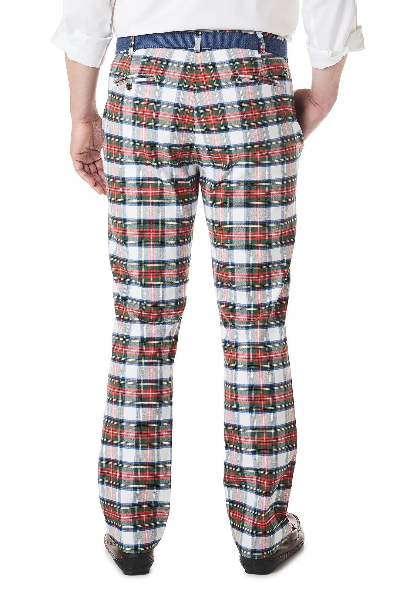 Harbor Pant Stretch Twill Dress Stewart Tartan Plaid