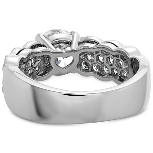 Hearts On Fire Lorelei Pave Diamond Engagement Ring