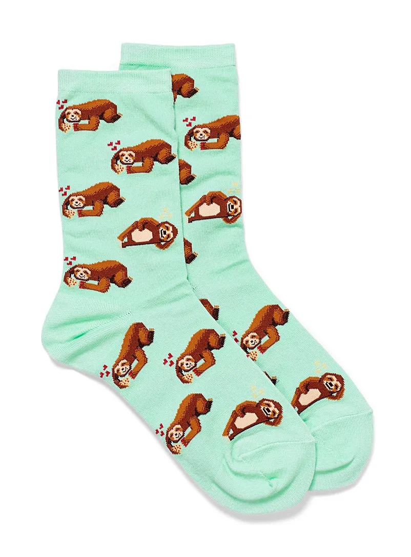 Hot Sox Women -  Sloths in Love Socks