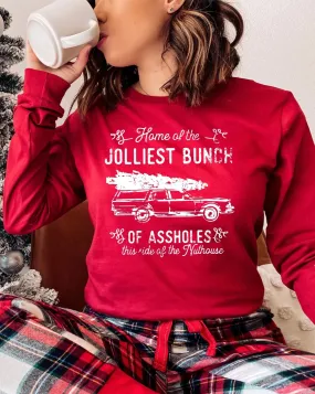 Jolliest Bunch Christmas Tee | Cardinal Red