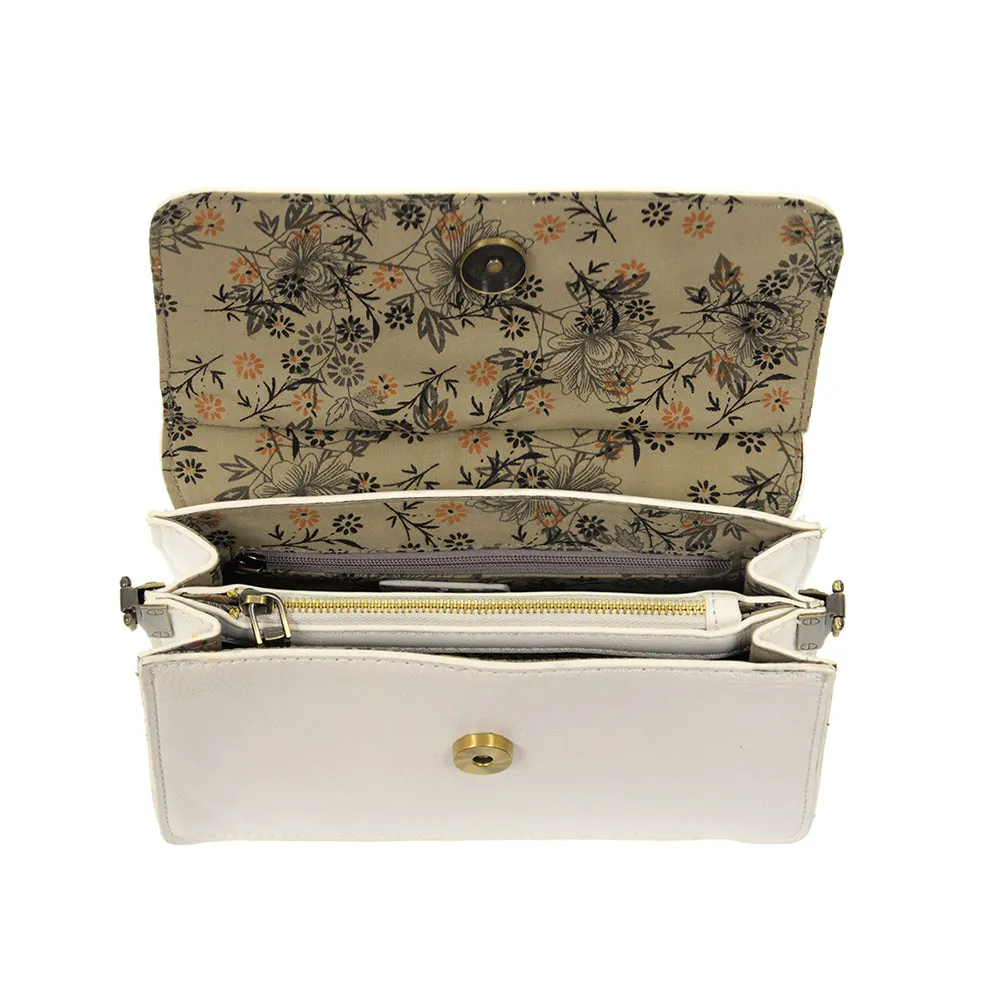 Joy Susan Aria Ring Bag White