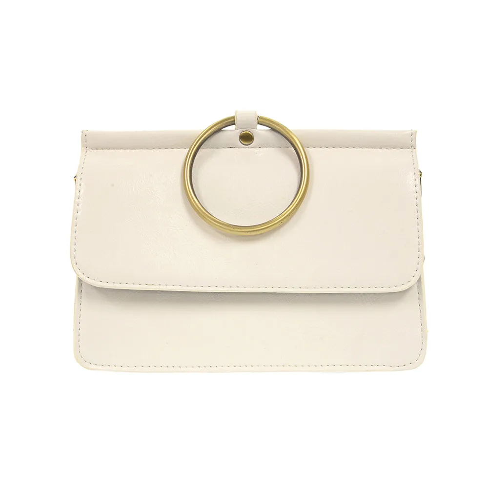 Joy Susan Aria Ring Bag White