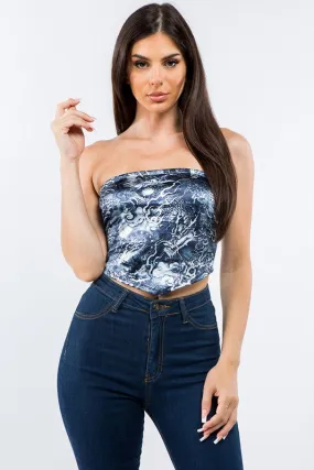 Jr Tube Top - Dragon - Grey