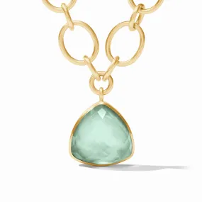 Julie Vos Aquitaine Statement Necklace, Aquamarine Blue