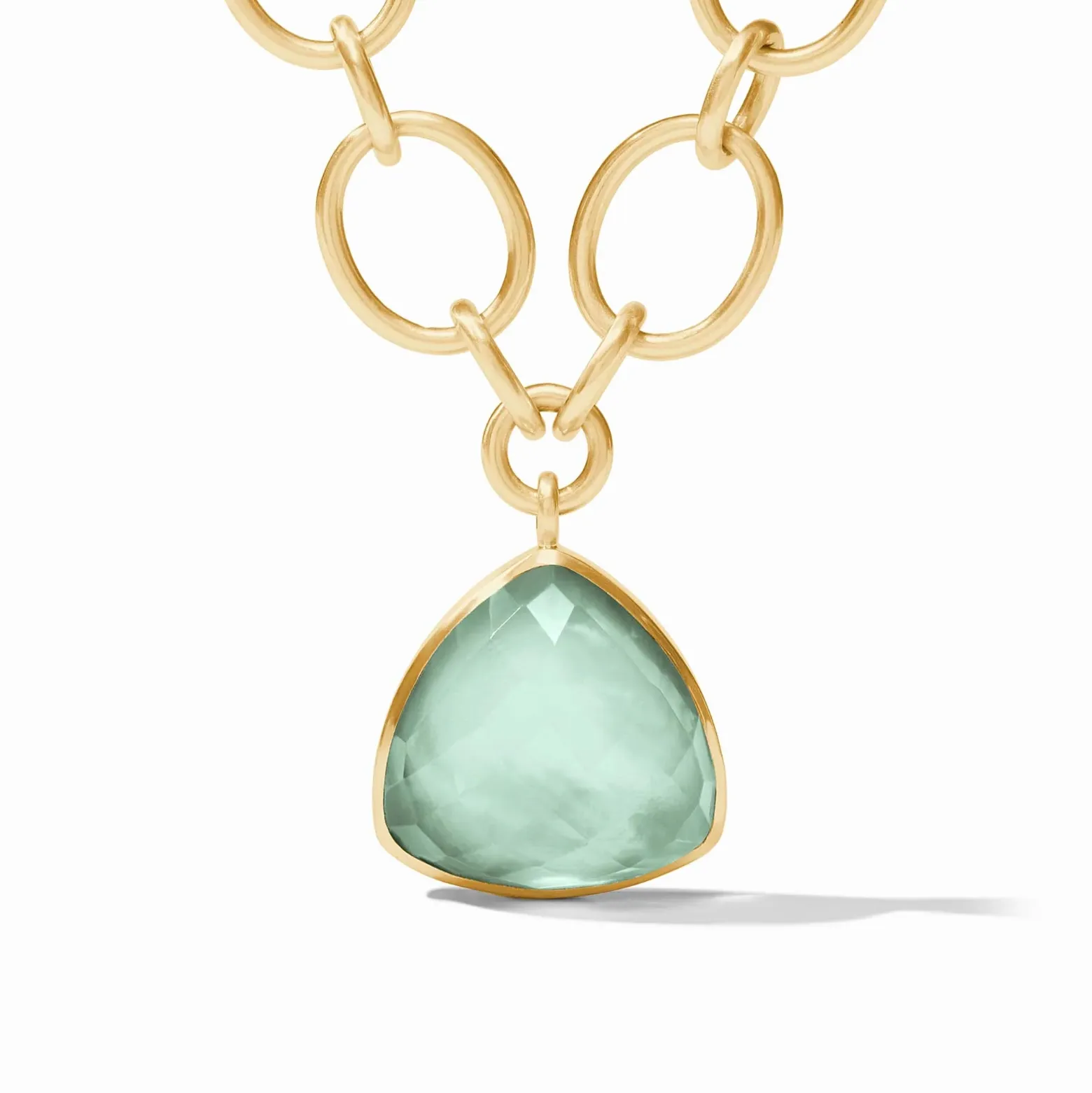 Julie Vos Aquitaine Statement Necklace, Aquamarine Blue