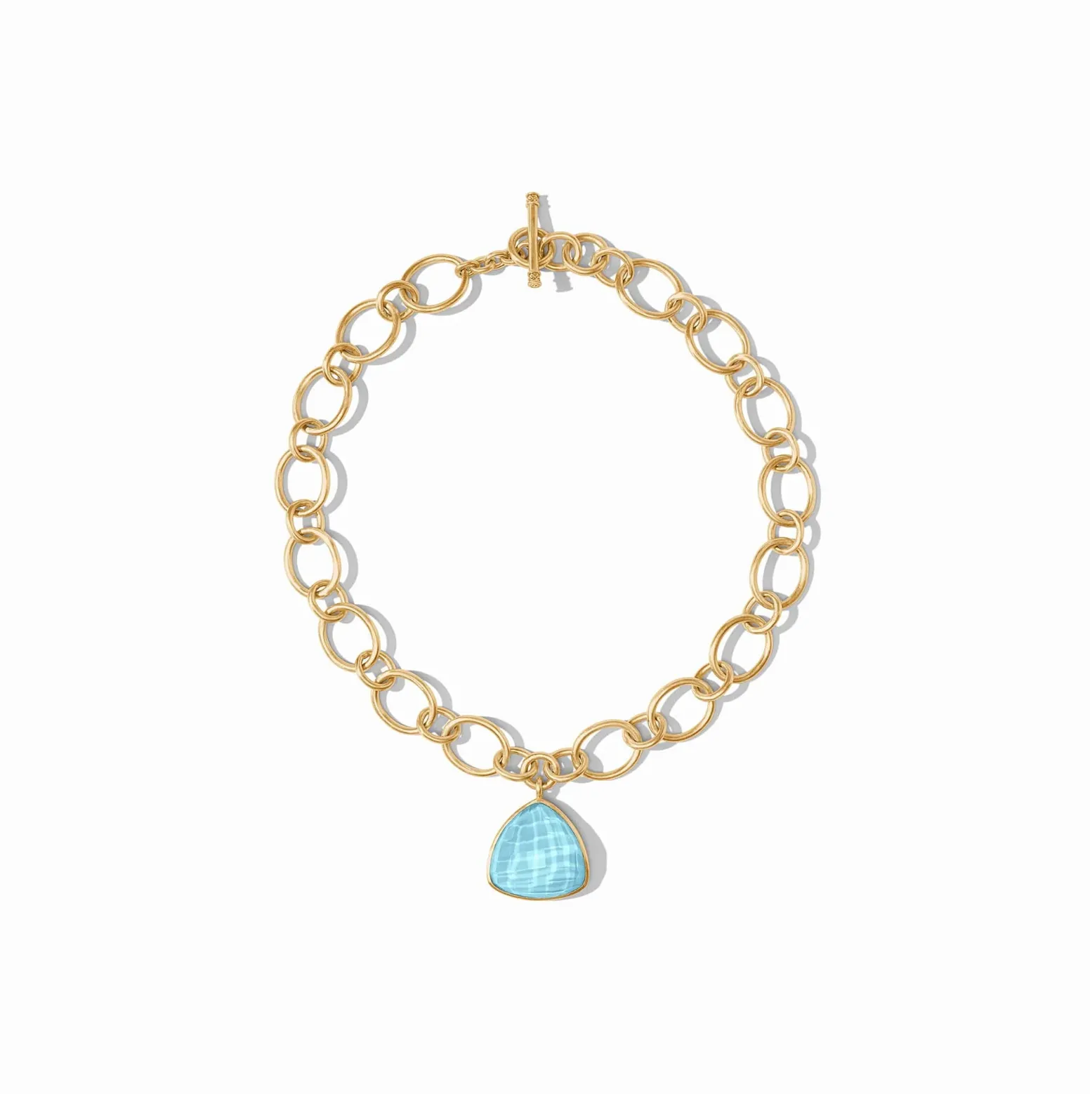 Julie Vos Aquitaine Statement Necklace, Aquamarine Blue